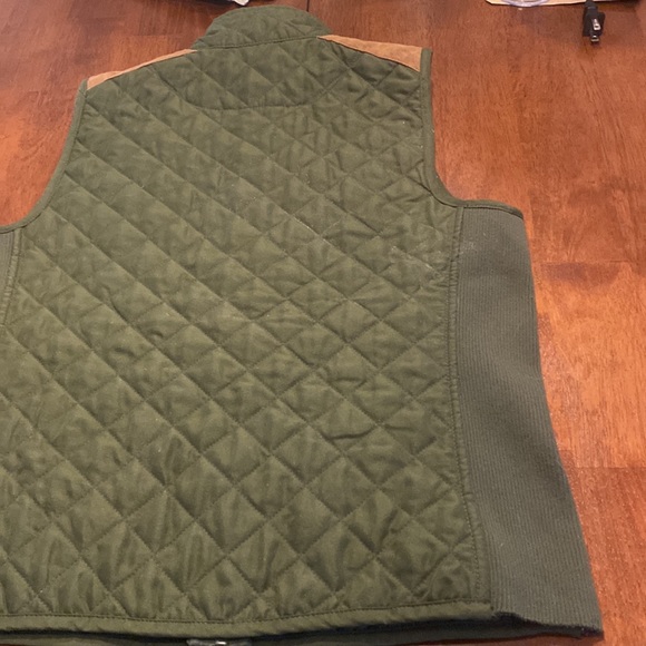 NWOT Chaps Military Green Vest - Picture 11 of 12